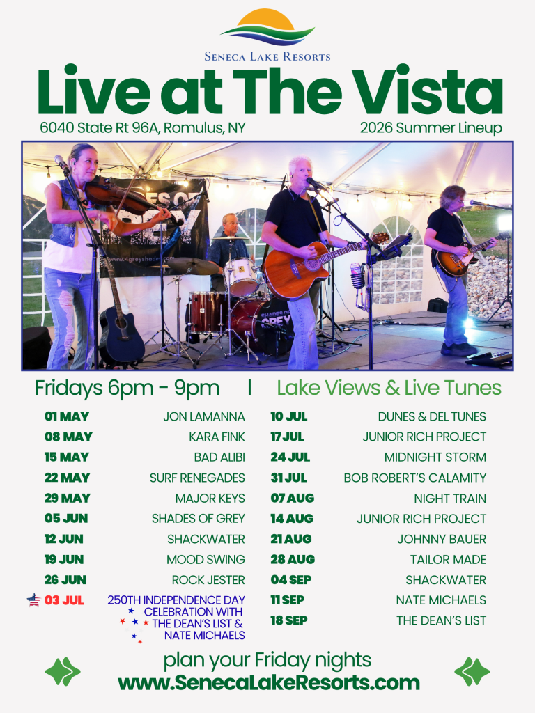 Live At The Vista Band Lineup 2026