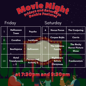 Double Feature Movie Schedule
