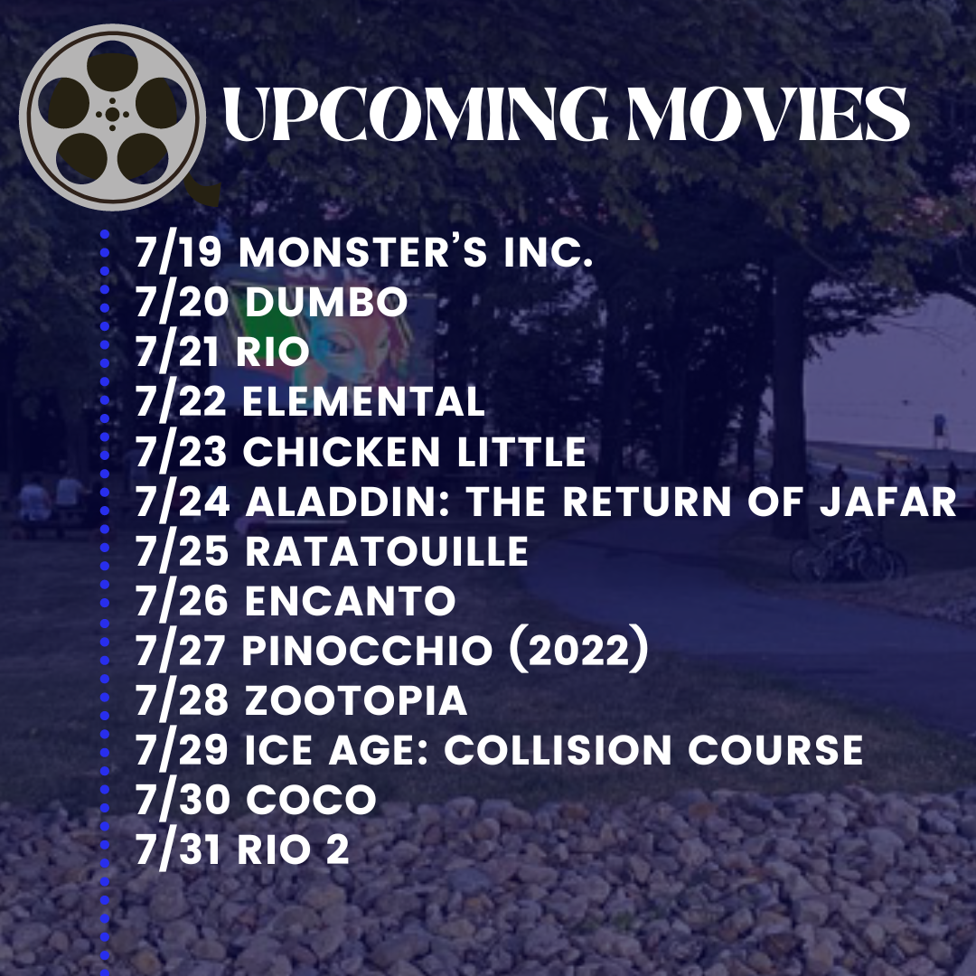 Upcoming Movies 7.19 Through 7.31